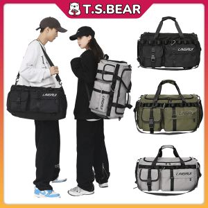 Large Capacity Duffel Backpack Carry Travel Gym Bag Backpack Multifunction Bag Beg Galas Beg Balik Kampung Beg Baju B19