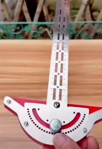 Stainless Steel Protractor Edge Ruler Precision Angle Finder for Woodworkers Carpenter Measuring Tool Professional Best Seller