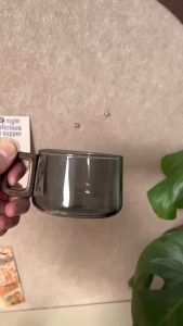 YWDL | 2/4pcs High Borosilicate Glass Coffee Mug Set Heat-resistant Teacup With Wood Handle Espresso Cup For Milk Latte Cappuccino Gift