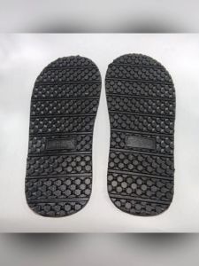 Sol Potong Outsole Sandal Sepatu Karet Rubber Sarang Tawon Hitam
