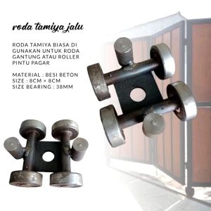 roda pintu geser TAMIYA + JALU