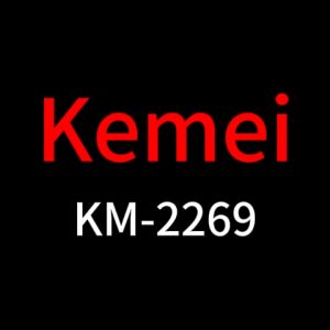 Kemei KM-2269 Pet Grooming Kit Rechargeable Fast Charging Electric Trimmer with LED Display for Dogs Cats at Home