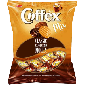 Turkey Import Elvan Extra Thick Coffee Candy 1000G Mixed Candy Hard Candy Wedding Candy Snack Recommend New Food
