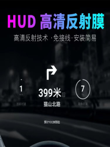 Car HUD Head-Up Display Reflective Film Universal Phone Navigation Projection Film High Definition Reflective Film OBD