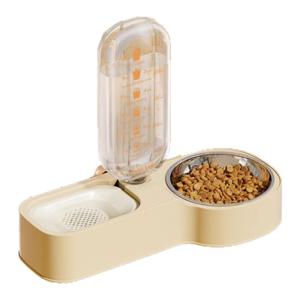 JKULNING | Automatic Dual Bowl Hanging Pet Feeder Waterer