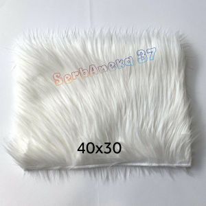 TAPLAK MEJA BULU | ALAS FOTO PRODUK | BULU KOREA PUTIH | KARPET BULU | KAIN BULU KOREA | ALAS BULU KOREA