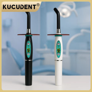 Dental LED Curing Light 5W Wireless Resin Cure Light 200-2000mw/cm² LED Curing Light 5s/3mm Rechargeable Dentistry Lamp