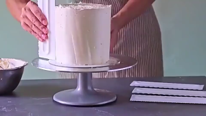 4PCS Cake Butter Comb Decorating Scraper Icing Smoother Baking #%