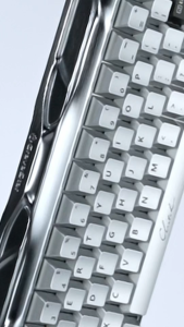 Gravastar Mercury V60 Pro 60% Gaming Hall Effect UFO Magnetic Switch Gaming Keyboard Gun Metal