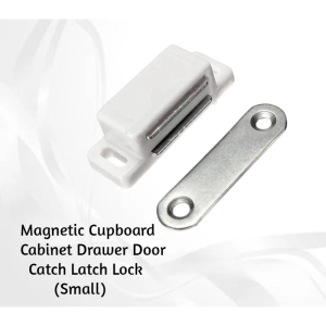 1 Pcs Magnetic Cupboard Cabinet Drawer Door Catch Latch Lock (Small/Large)