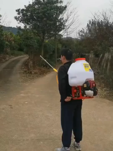 CHUANGCHAO Gasoline Powered Knapsack Sprayer 4-strokes Engine HEAVY DUTY 20 liters Tank capacity