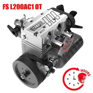 Bộ Mô Hình Động Cơ FS L200AC TOYAN Tự Lắp Ráp Làm Mát Bằng Không Khí Nitro Hai Xi-lanh 4 Thì Dành Cho Việc Chế Tạo Xe Dành Cho Nam Giới Từ 18 Tuổi Trở Lên