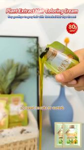 10pcs Plant Extract Hair Bubble Shampoo Hair Color Bubble Dye Hair Pewarna Rambut Bubble Korea Bubble Color