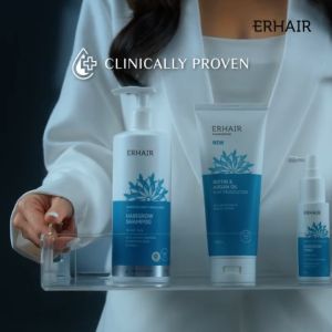 ERHAIR ERHA Hairgrow Shampoo 370 ml + Tonic - Penumbuh Rambut Rontok - Panax Ginseng