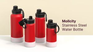 Mollcity 1200ML Thermos Flask Stainless Steel Vacuum lnsulated Flask Leak proof Tumbler Water Bottle Large Capacity Portable Outdoor Sports Travel Kettle for School