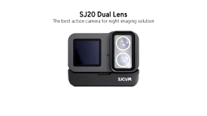 SJCAM SJ20 Dual Lens Action Camera with 4K Resolution Video and 6Axis Gyroscope Stabilization