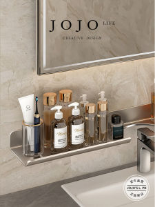 Giá Treo Vòi Sen JOJOS L. PD. Mr. Grocery Không Cần Đục Lỗ Kệ Lưu Trữ Phòng Tắm Bằng Thép Không Gỉ Sơn Tĩnh Điện