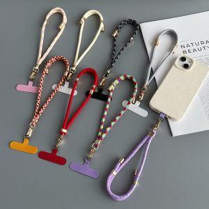 Durable Nylon Phone Strap Womens High End Wristlet Lanyard Anti-Loss Clip Phone Case New Model Drop Resistant Chain Pendant