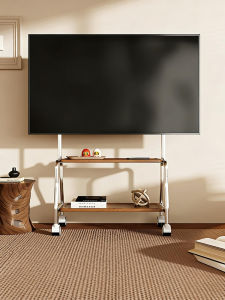 BESSGROUP | Mobile Stainless Steel TV Stand 65-75 inch