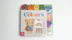 First Colours Tabbed Board Book For Baby & Toddlers To Learn New Words
