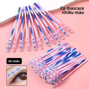 Bộ 50 Bàn Chải Đa Năng Dành Cho Lông Mi Và Lông Mày Combo Màu Sắc Hỗn Hợp Bàn Chải Xoắn Ốc Dùng Trang Điểm Ghép Cho Người Mới Bắt Đầu Dụng Cụ Làm Đẹp