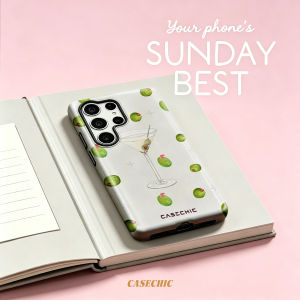 Potdemiel | Olive Green Fabric Case for Samsung Galaxy S26 S25 S24 S23 Ultra Drop Resistant Glossy Dual-Layer Cover CaseChic