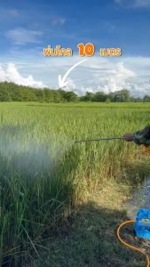 เครื่องพ่นยาแบตเตอรี่ 12v 12 บาร์ - ปั๊มน้ำคู่ กระเป๋าหิ้ว พร้อมสายหนา 5 ชั้น แรง ลากสายได้ไกล พ่นสูง 10เมตร