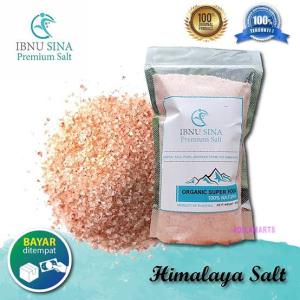 Asli Garam Himalaya 500gr Ibnu Sina Original Pink Himalayan Salt Pure Super Fine 100% Natural Himsalt