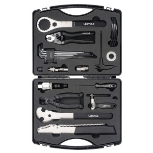 LEBYCLE | Bike Repair Tool Kit for Mountain and Road Bicycles Portable Storage