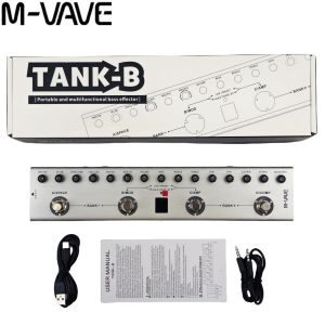 Pedal Đa Hiệu Ứng M-VAVE Tank-B/G/MINI Bass Với 36 Preset 9 Preamp 8 Khe IR 3 Chuỗi Hiệu Ứng Mod/Dly/Rvb Sạc Type-C