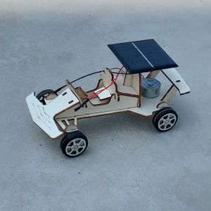 Mô Hình Ôto Xe Đua F1 Năng Lượng Mặt Trời Thí Nghiệm Khoa Học Bằng Gỗ DIY