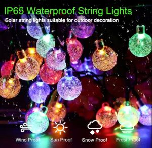 30LED Solar Christmas Lights Outdoor Garden String Lights Garland Light Christmas decoration HEIM