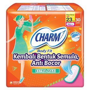 Charm body fit non wing 30 pads