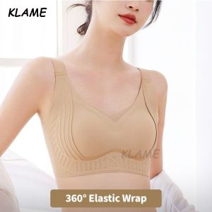 KLAME M-3XL Womens Anti-sagging Push-up Wire-free Adjustable Bra KLM1354