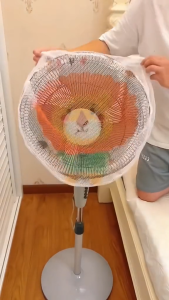 Lưới Bọc Lồng Quạt Chống Kẹt Tay An Toàn Cho Bé In Hình Dễ Thương - Màng Lưới Che Bảo Vệ Quạt - Lưới Bọc Quạt  Bao Trùm Quạt Co Giãn Dễ Lắp Họa Tiết Dễ Thương Giặt Tái Sử Dụng
