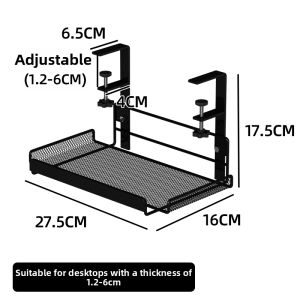 QIMAHUANGZI | Under Desk Storage Organizer Shelving Unit
