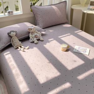 Kiss Dear | Light and Fresh Extra Thick Cotton Bedsheet Bed Skirt Set 1.5m