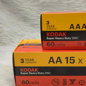 Bateri Kodak AA & AAA Tahan Lasak/Kodak Super Heavy Duty Zinc Battery AA & AAA 1.5V [1Box-60Pcs]