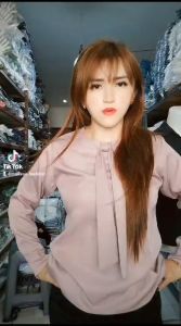 CALISSA FASHION PAKAIAN WANITA BLOUSE STYLE KOREA MODEL GRACE READY 4 SIZE [ BISA COD ]