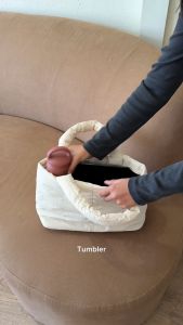 WHISPERWHITE - CLAIRE Bag กระเป๋าถือ ผ้าไนลอน บุนุ่ม