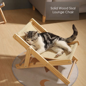 Soild Wood Cat Scratcher Lounge Cat Scratching Board kitten cat furniture scratcher Bed Sisal Scratcher Mat Cat Sleeping Chair