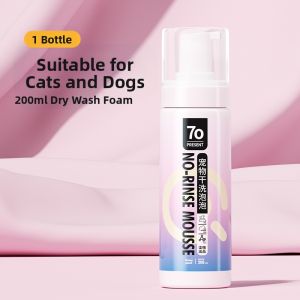 7o | No-Wash Dry Shampoo Deodorizing Foam for Cats and Dogs