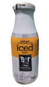 Bos Coffee Iced Brew Latte and Hazelnut 240mL