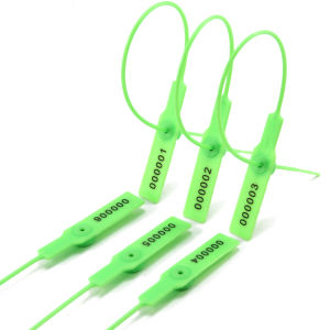 50PCS Serial Numbered Seal Tags Self-locking Plastic Security Seals Fire Extinguisher Tag Pull Tight Seal Lock Disposable Shipping Ties