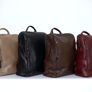 Tas Punggung Hania Backpack  Wanita  Kulit Sapi Free Tali Selempang Samping Muat Laptop 14 Inch