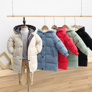 2-10 Years Kids Down Long Outerwear: Winter Clothes for Teen Boys & Girls