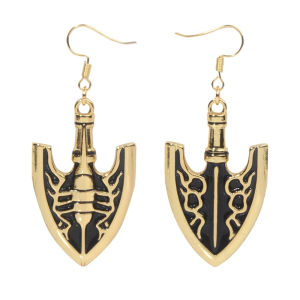 Anime JoJo Bizarre Adventure Drop Earrings Cosplay Props Kakyoin Noriaki Cherry Earrings Ear Clip Men Girl Jewelry Gift