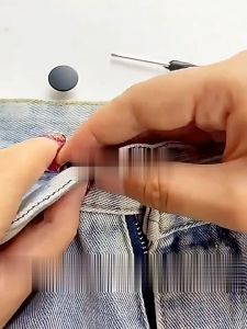 OFM-C1224 Kancing Jeans Logam Tusuk Pengecil Celana Jeans Baut Instan Adjustable Motif Magic Button