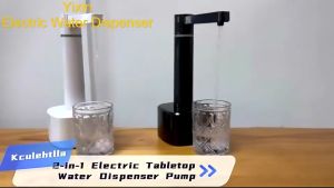 Multifunctional 2 in 1 Smart Electric Water Dispenser Pump USB Charging Automatic Mini Portable Water Bottle Pump With 3 speeds Water Pump Big Pump For Home