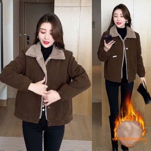 QIAOXIZI | Warm & Thick Winter Coat for Women Plus Size Loose Fit Slimming Concealing Moms Coat